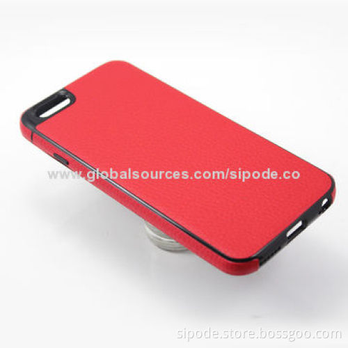 Protective TPU leather case for iPhone 6, customized design